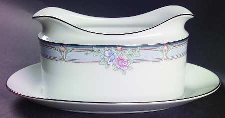 Lancashire Gravy Boat with Attached Underplate