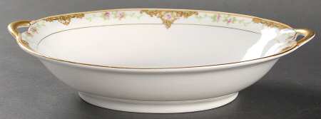 Lancashire (Gold, 1920's) 9" Oval Vegetable Bowl