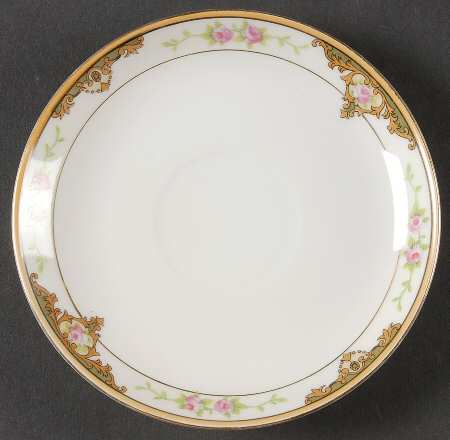 Lancashire (Gold, 1920's) Saucer