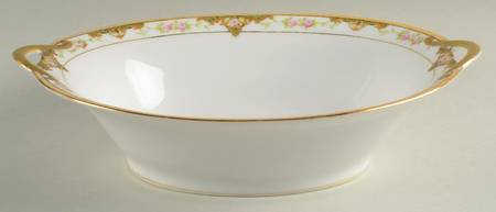 Lancashire (Gold, 1920's) 10" Oval Vegetable Bowl