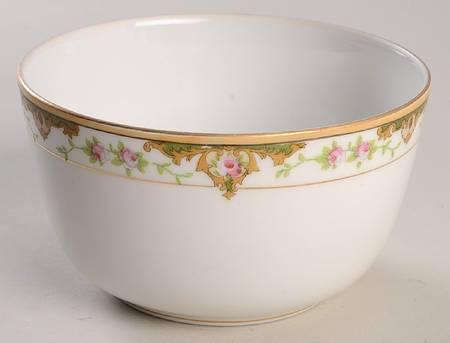 Lancashire (Gold, 1920's) Cranberry Bowl