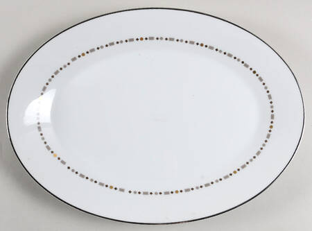 Lancelot 14" Oval Serving Platter