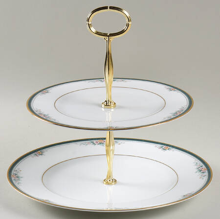Landon 6 5/8"-10"  2 Tiered Serving Tray (Dp, Sp) HC