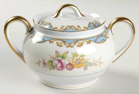 Lanare (Black Verge) Sugar Bowl & Lid