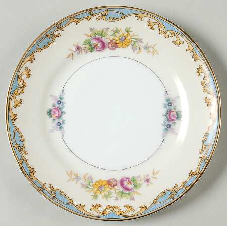 Lanare (Black Verge) Bread & Butter Plate