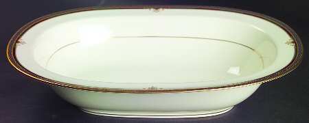 Lady Quentin 10" Oval Vegetable Bowl