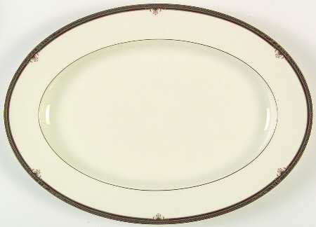 Lady Quentin 16" Oval Serving Platter