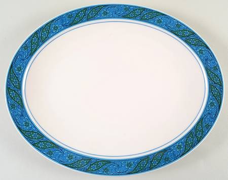 Larkspur 13" Oval Serving Platter