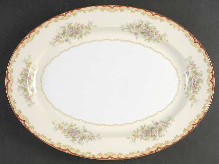 Lares 16" Oval Serving Platter