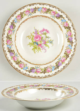 Lady Rose Rim Soup Bowl