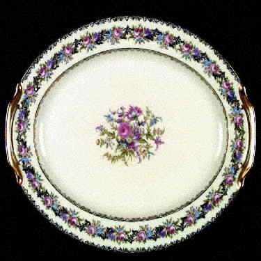 Lady Rose 13" Oval Serving Platter