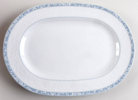 Lace Shadow 12" Oval Serving Platter