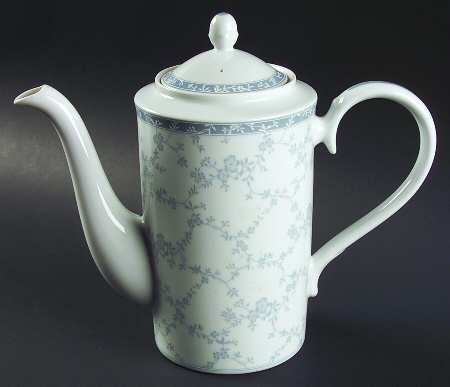 Lace Shadow Coffee Pot & Lid