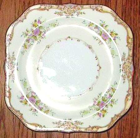 Latona Square Salad Plate