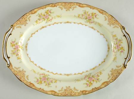 Latona 13" Oval Serving Platter