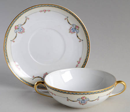 Laureate Flat Cream Soup & Saucer Set