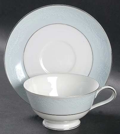 Laureate Footed Cup & Saucer Set by Noritake