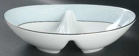 Laureate 10" Oval Divided Vegetable Bowl