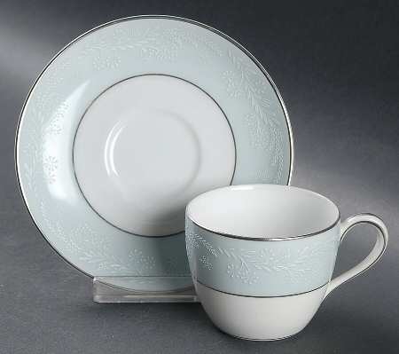Laureate Flat Demitasse Cup & Saucer Set by Noritake