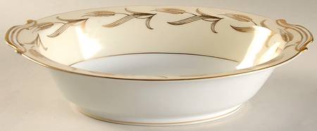 Laura 10" Oval Vegetable Bowl