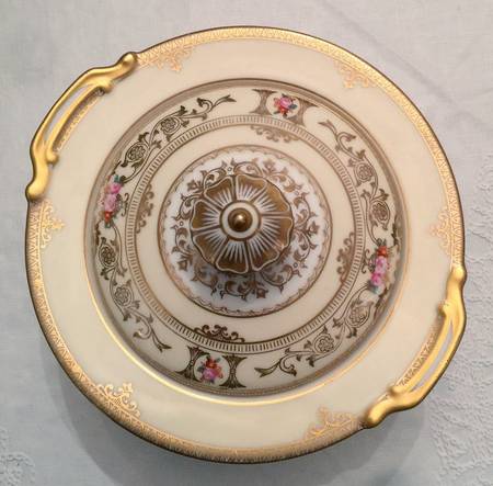Laurel (Cream Border, Flowers) Sugar Bowl & Lid