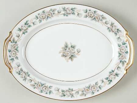 Laurette 12" Oval Serving Platter