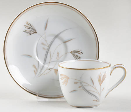 Laverne Flat Demitasse Cup & Saucer Set