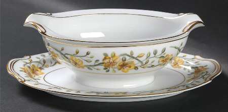 Laveta Gravy Boat with Attached Underplate
