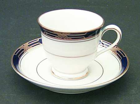 Lake Worth Footed Demitasse Cup & Saucer Set