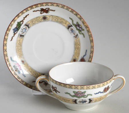 Lazarre Flat Bouillon Cup & Saucer