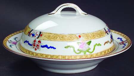 Lazarre Round Covered Butter