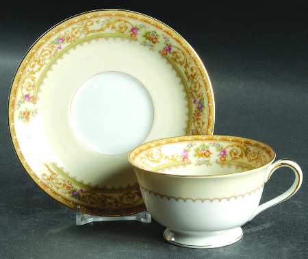 Lebrun Footed Cup & Saucer Set
