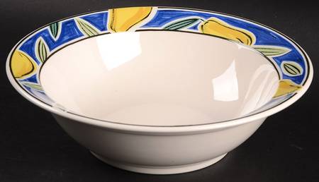 Lemonique 9" Round Vegetable Bowl