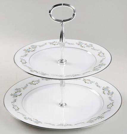 Leonore 6 5/8"-10"  2 Tiered Serving Tray (Dp, Sp) HC