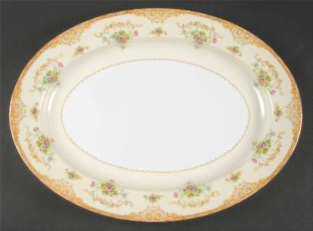 Leona 16" Oval Serving Platter