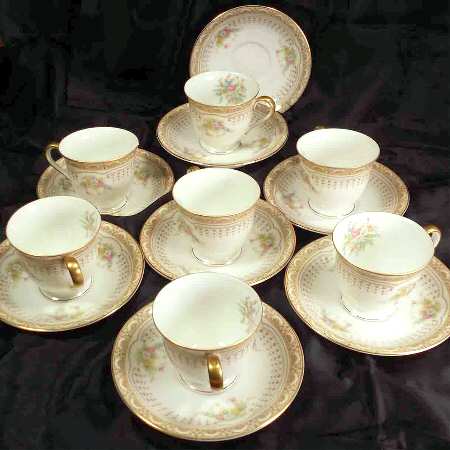 Leslie Footed Demitasse Cup & Saucer Set