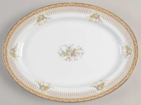 Leslie 13" Oval Serving Platter