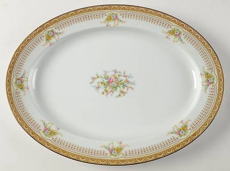 Leslie 16" Oval Serving Platter