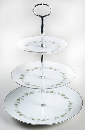 Lexington 13 7/8"-14 1/4" 3-Tiered Serving Tray(DP,SP,BB) HC