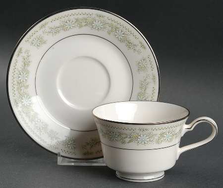 Lexine Footed Cup & Saucer Set