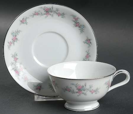 Lila Footed Cup & Saucer Set
