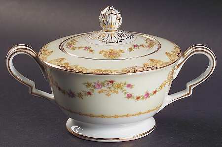 Lilac Sugar Bowl & Lid