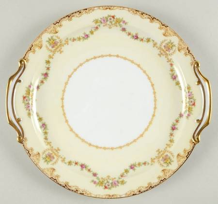 Lilac Handled Cake Plate