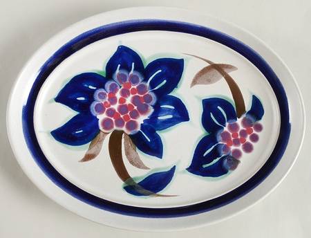 Lilac 14" Oval Serving Platter