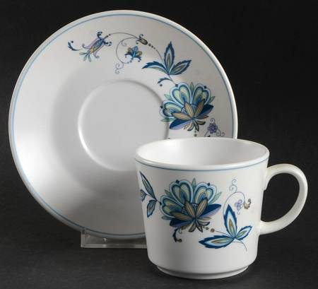 Lima Flat Cup & Saucer Set