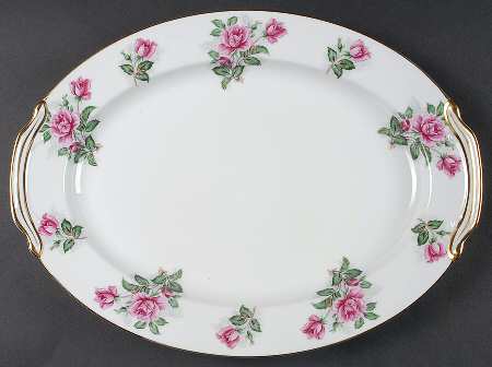 Linda 16" Oval Serving Platter