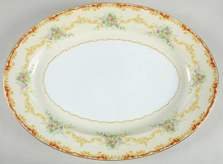 Linden 16" Oval Serving Platter