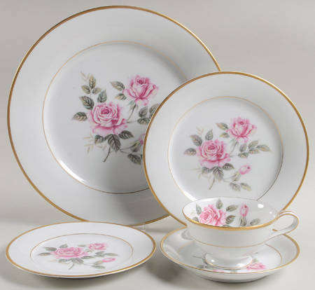 Lindrose 5 Piece Place Setting