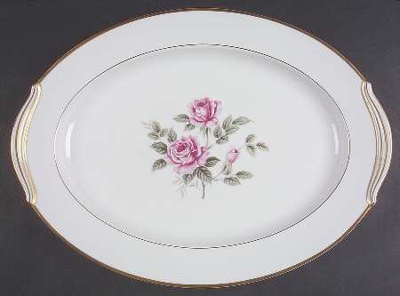 Lindrose 16" Oval Serving Platter