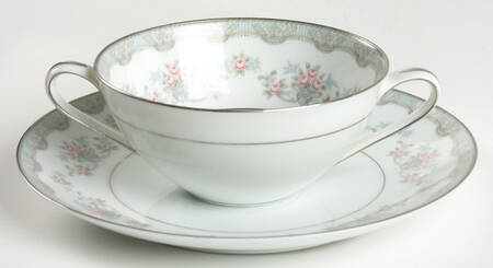 Lindsay Flat Cream Soup Bowl & Saucer Set